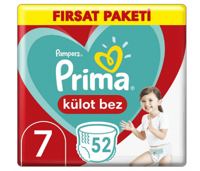 Prima Pants Külot Bez Fırsat Paketi No 7 52 Adet