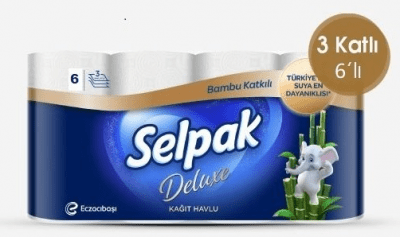 Selpak Bambu Katkılı Havlu 6 Adet