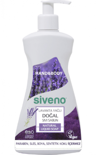 Siveno Natural Lavender Oil Liquid Soap 300 Ml