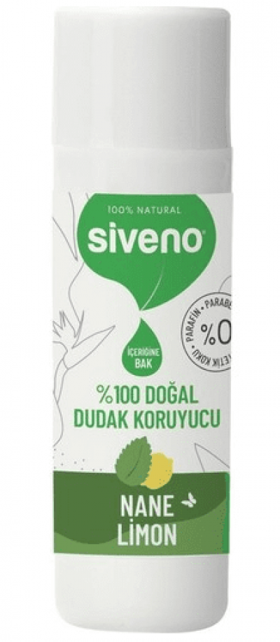 Siveno Natural Lip Protector with Mint Lemon Flavor 6 Gr