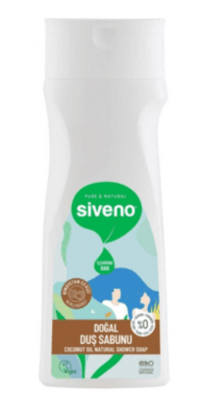 Siveno Natural Shower Soap with Coconut Oil 300 Ml