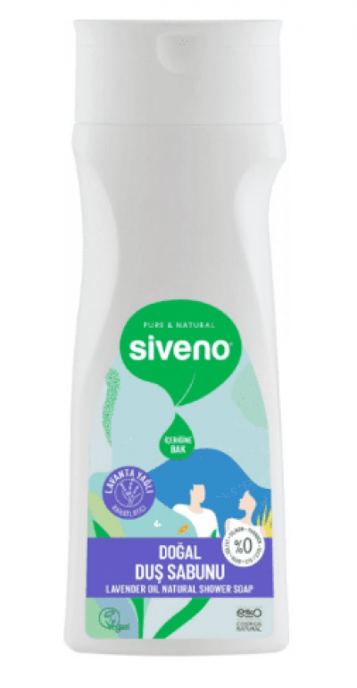 Siveno Natural Shower Soap with Lavender Oil 300 Ml