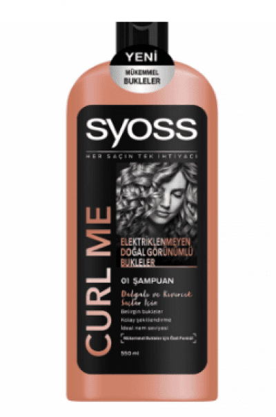 syoss Curl Me Shampoo for Wavy and Curly Hair  550 ml
