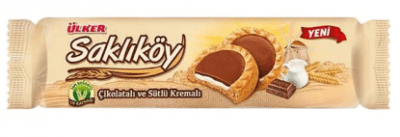 Ülker Saklıköy Çikolatalı Sütlü Kremalı Bisküvi 100 gr