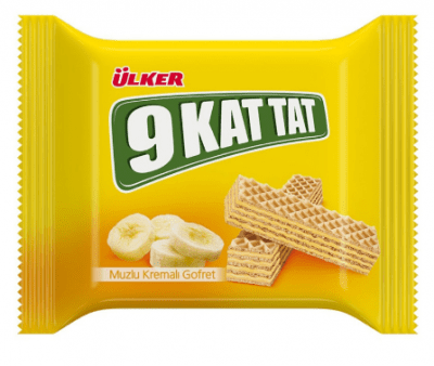 Ülker 9 Kat Tat Banana Wafer 39 gr