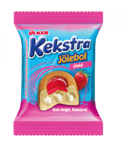 Ülker Kekstra Jölebol Cake Strawberry 40 gr
