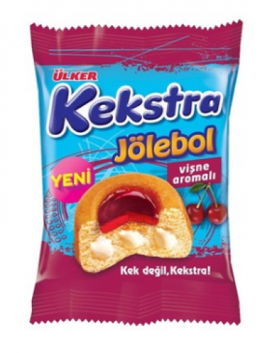 Ülker Kekstra Jölebol Cake with Cherry 40 gr