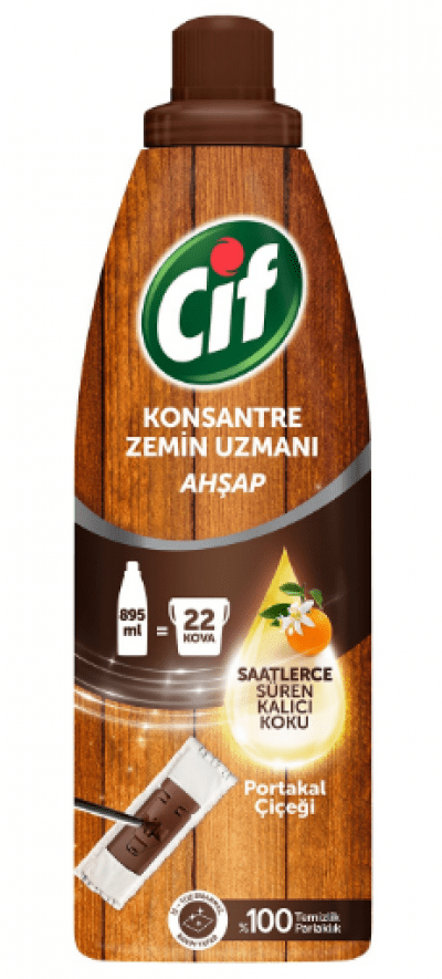 Cif Konsantre Zemin Uzmanı Ahşap Portakal Çiçeği 895 ml