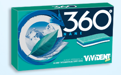 Vivident 360 Naneli Sakız 33 gr
