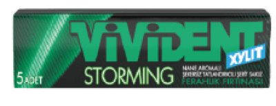 Vivident Storming 5P Stick Mint Gum  14 gr