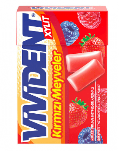 Vivident Xylıt Kırmızı Meyveler Sakız 22 gr