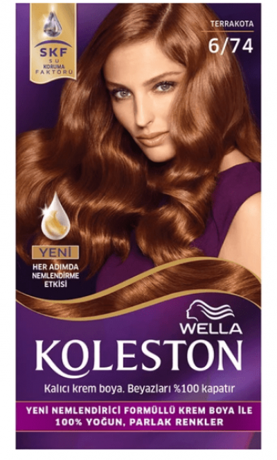 Wella Koleston Hair Dye No 6.74 Terracotta 1 pcs