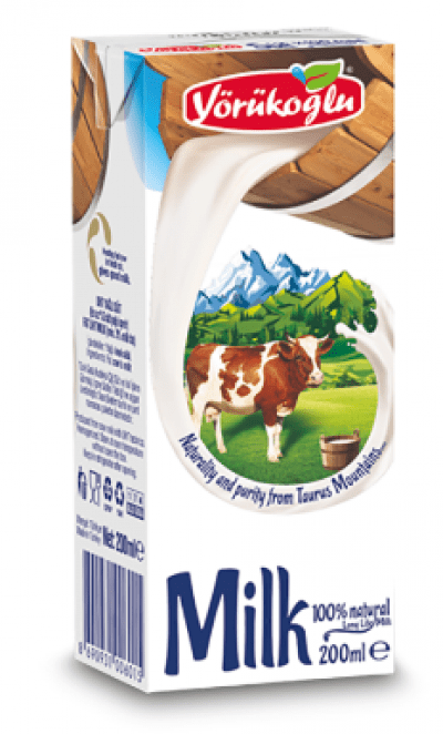 Yörükoğlu Tam Yağlı Süt  200 ml
